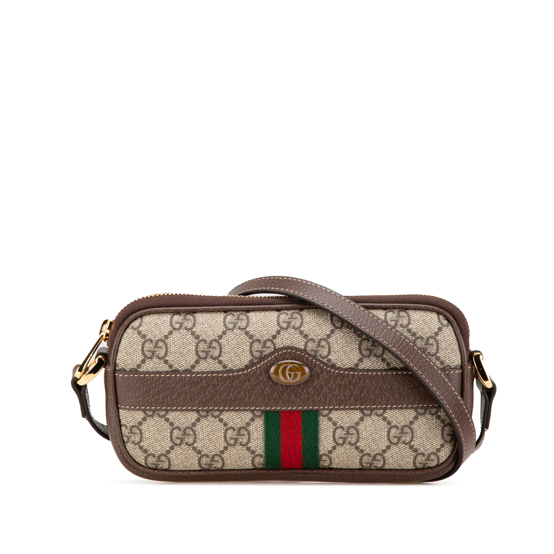 GG Supreme Ophidia Crossbody Brown - Gaby Paris