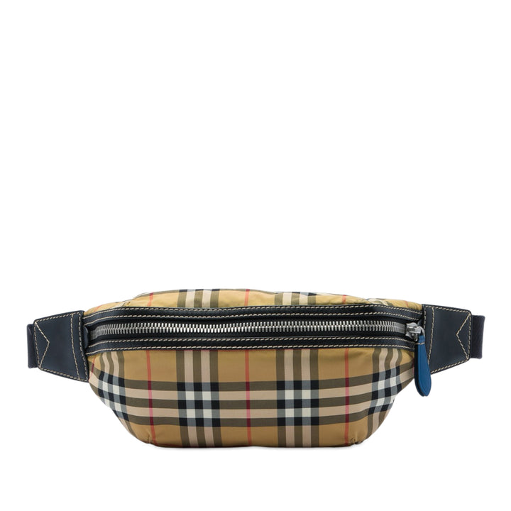 Burberry Ceinture House Check Sonny Moyen Beige – vue principale – GABY PARIS