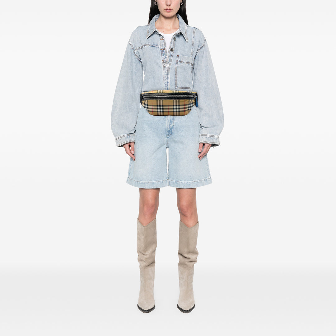 Burberry Ceinture House Check Sonny Moyen Beige – vue 5 – GABY PARIS