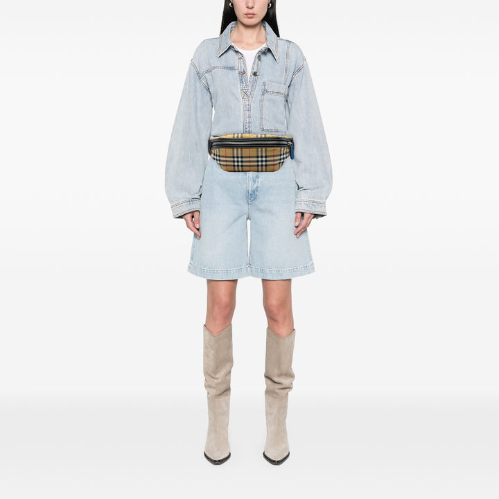 Burberry Ceinture House Check Sonny Moyen Beige – vue 5 – GABY PARIS