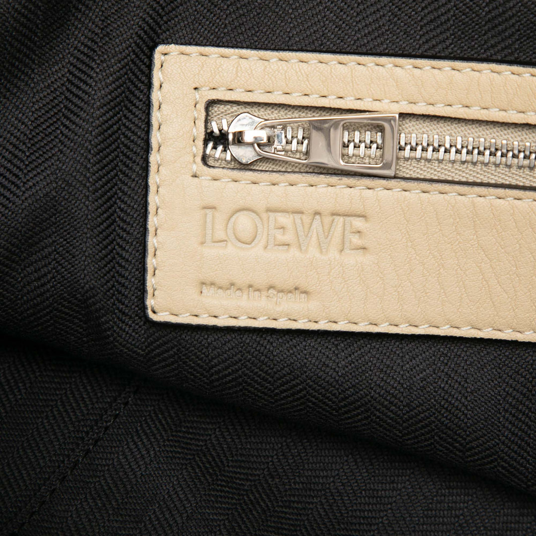 LOEWE embossé Anagram Goya Porte-documents Cuir