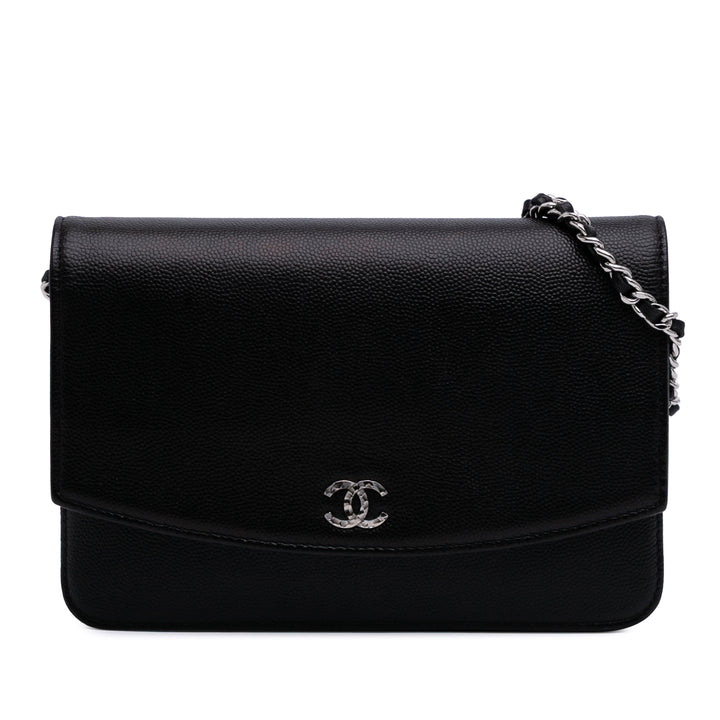 CC Caviar Sevruga Wallet On Chain Black - Gaby Paris