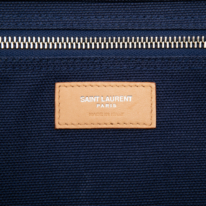 Saint Laurent Large Toile Rive Gauche Cabas