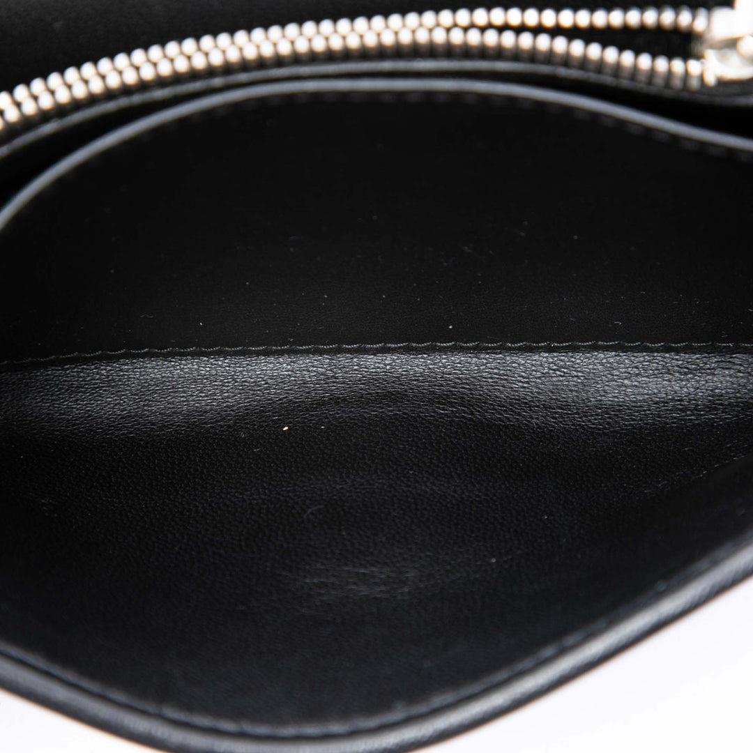 Miu Miu Souple Cristal Orné Wallet on Chain nappa Noir – vue 4 – GABY PARIS