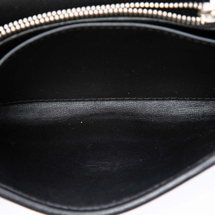 Miu Miu Souple Cristal Orné Wallet on Chain nappa Noir – vue 4 – GABY PARIS