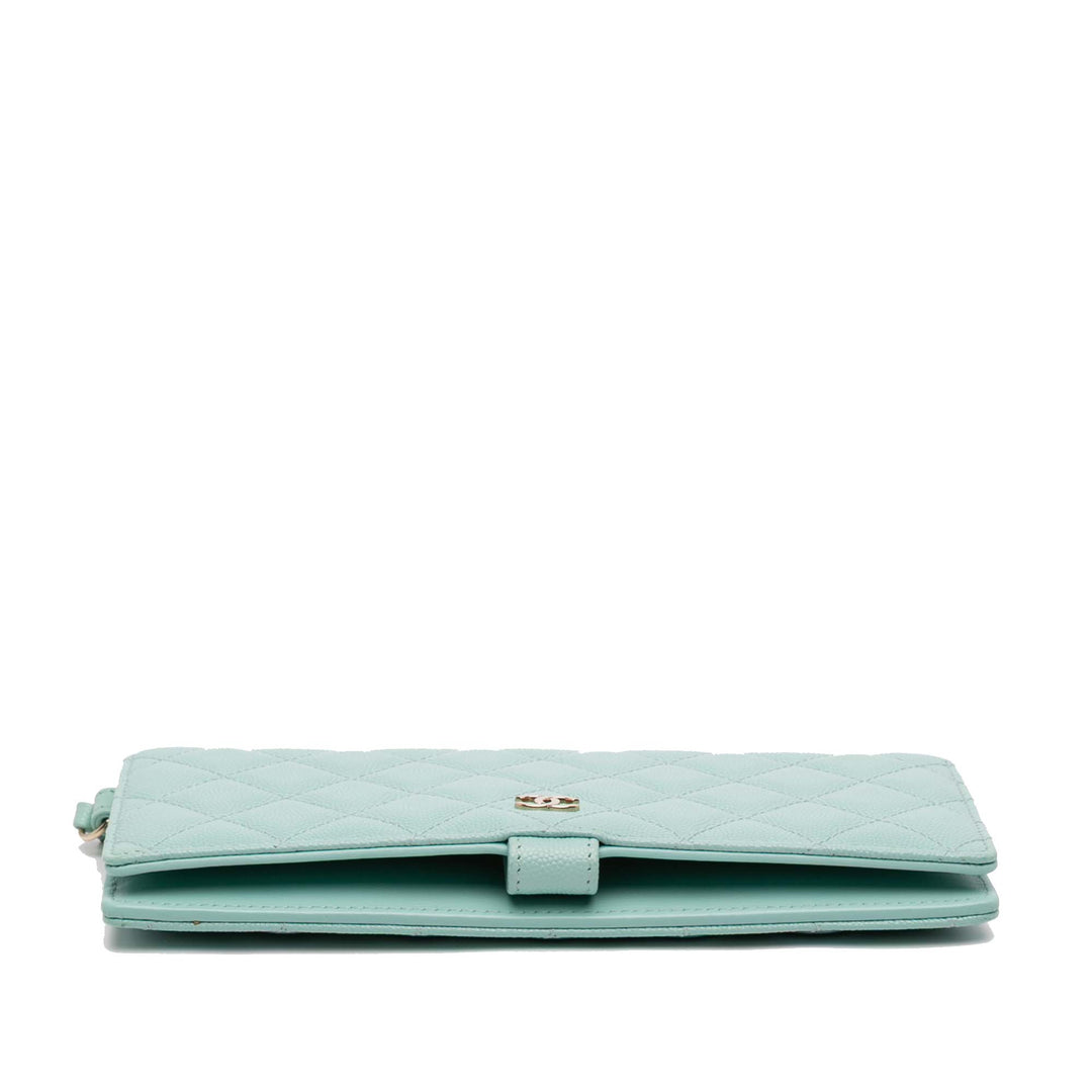 Chanel CC Matelassé Caviar Bifold Portefeuille long – GABY PARIS Authentique