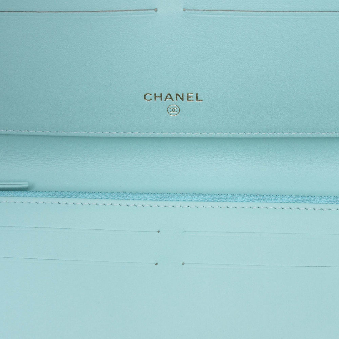 Chanel CC Matelassé Caviar Bifold Portefeuille long – GABY PARIS Authentique