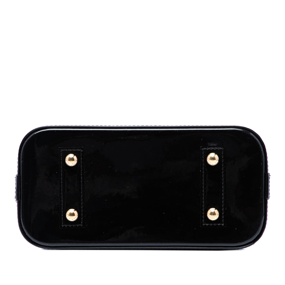 Louis Vuitton Alma BB Cuir verni Monogram Noir – vue 3 – GABY PARIS