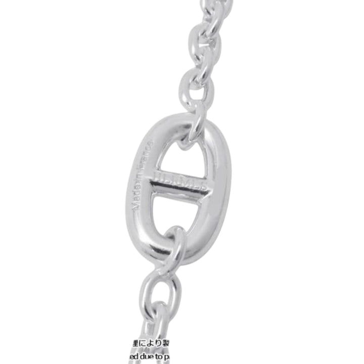 Hermès Sterling Argenté Farandole Long Collier 120 Argenté