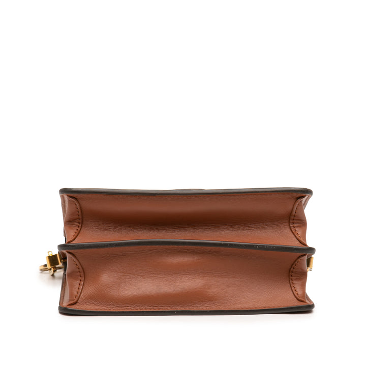 Louis Vuitton Sac à main Dauphine Monogram Reverse Mini Marron – vue 3 – GABY PARIS