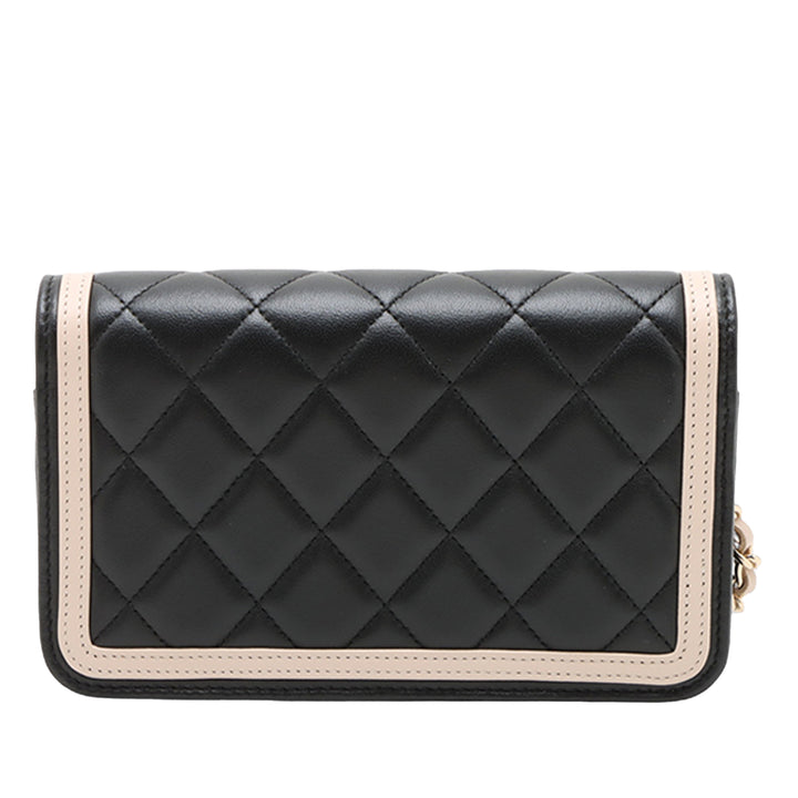 Chanel Bicolor Cuir d’agneau 23B à rabat Phone Holder