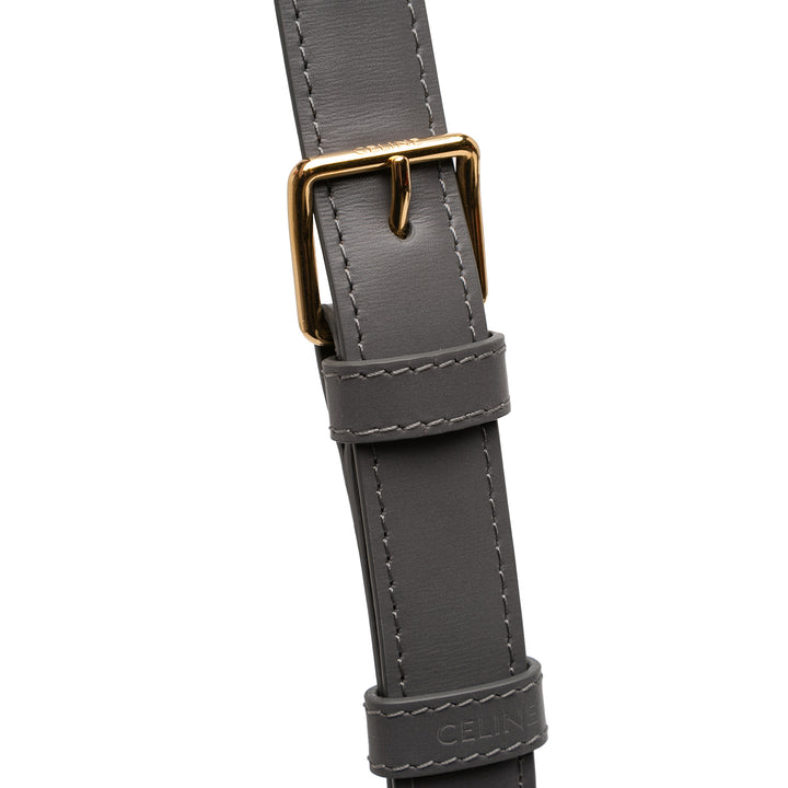 Celine Classique brillant Cuir de veau Triomphe Sac porté croisé