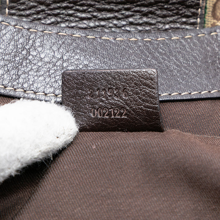 Gucci GG Toile Web New Ladies Cabas