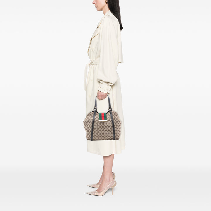 Gucci GG Toile Web New Ladies Cabas