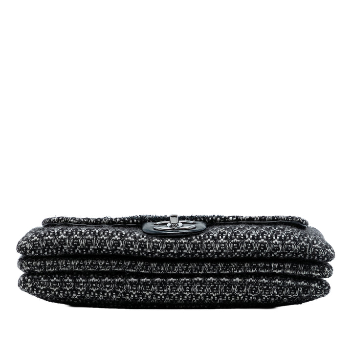 Chanel Large Tweed et Sequins Icons 3 Accordion à rabat