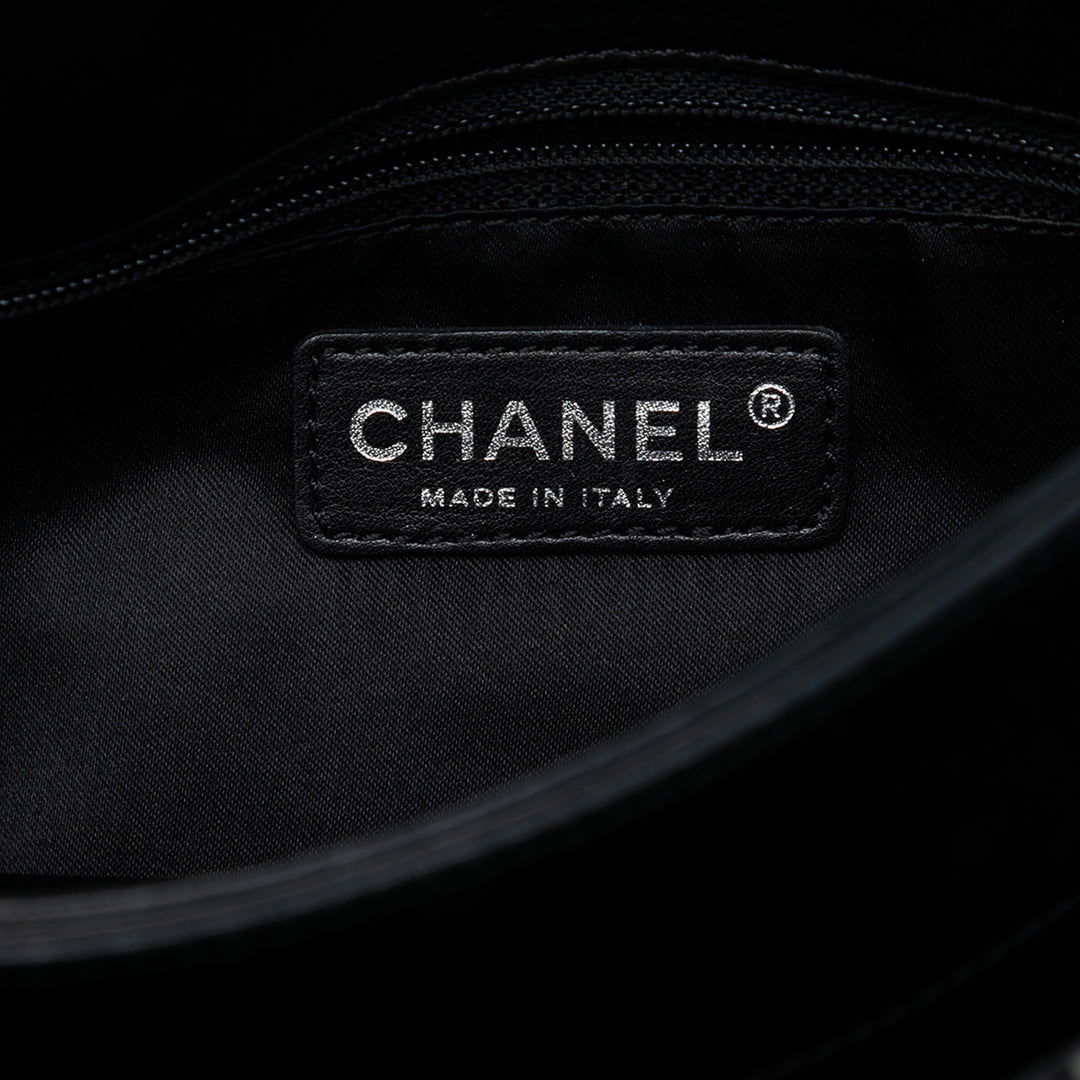 Chanel Large Tweed et Sequins Icons 3 Accordion à rabat