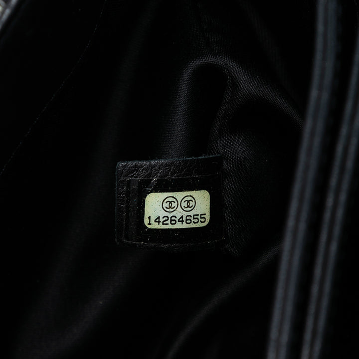 Chanel Large Tweed et Sequins Icons 3 Accordion à rabat