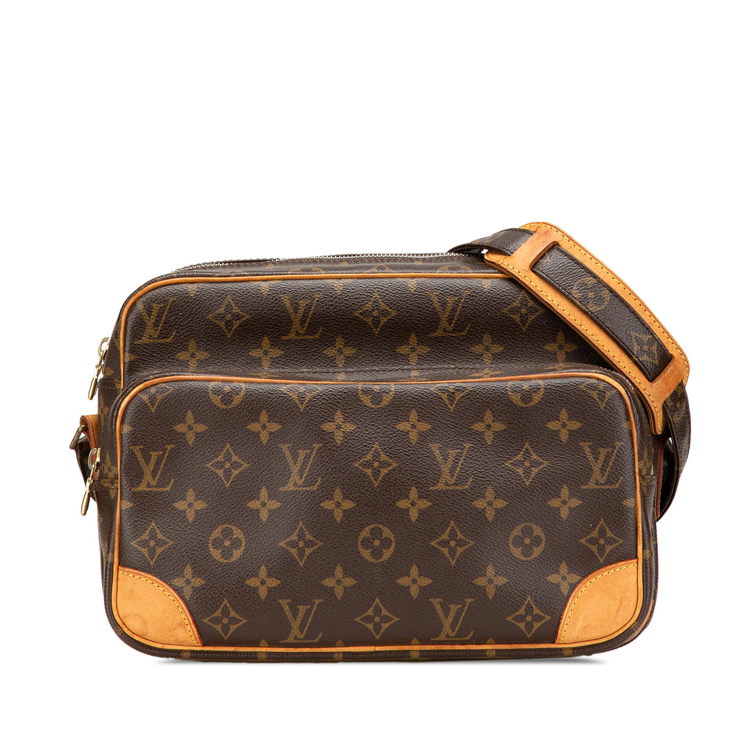 Monogram Nil Crossbody Brown - Gaby Paris