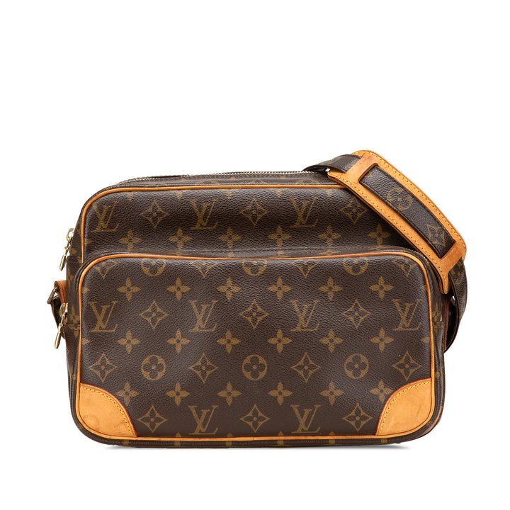 Monogram Nil Crossbody Brown - Gaby Paris