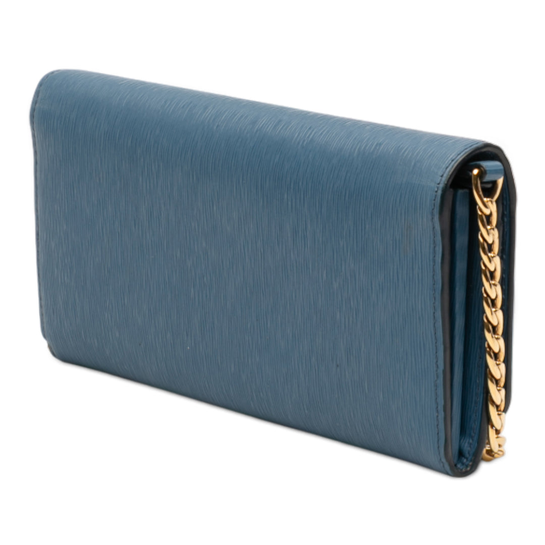 Prada Wallet on Chain Cuir Saffiano