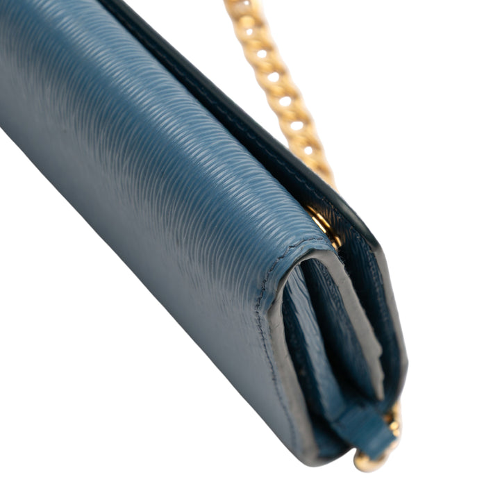 Prada Wallet on Chain Cuir Saffiano
