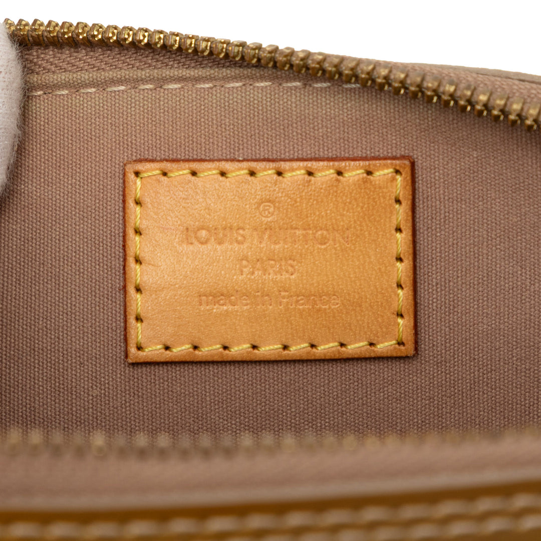 Louis Vuitton Alma BB Cuir verni Monogram Doré – vue 5 – GABY PARIS