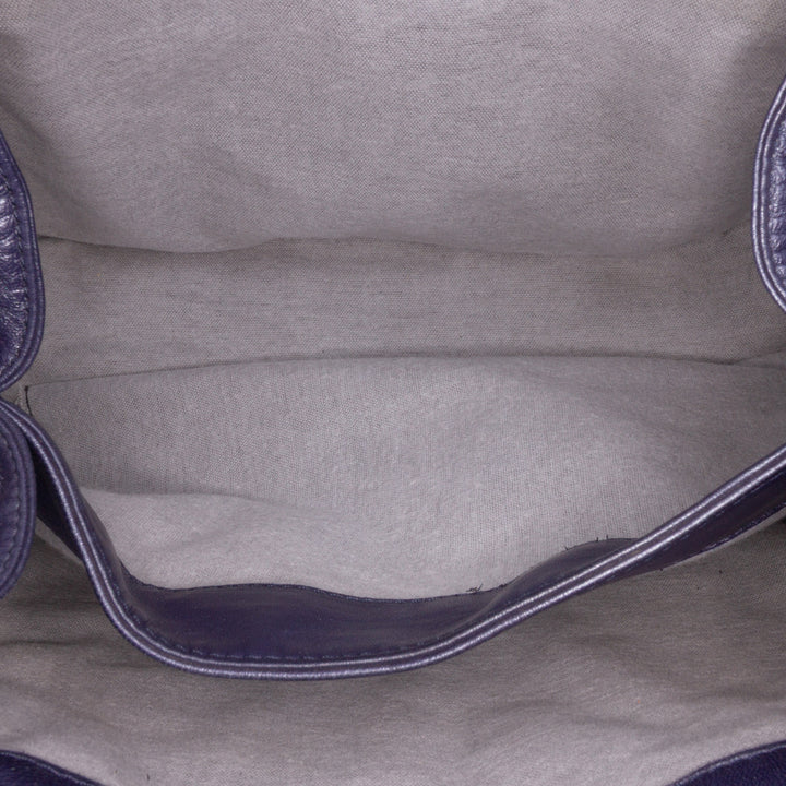 LOEWE Anagram Cuir Sac bandoulière Bleu