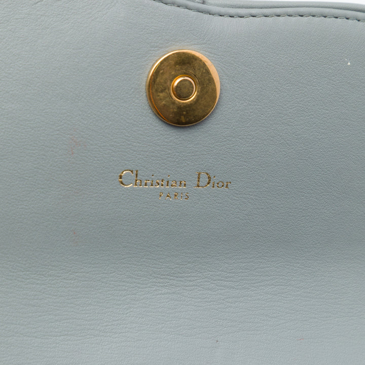 Dior Sac bandoulière Saddle Wallet on Chain Oblique Gris – vue 5 – GABY PARIS