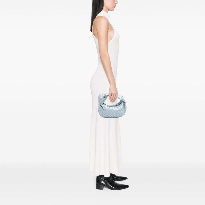 Mini Nappa Intrecciato Jodie Blue - Gaby Paris