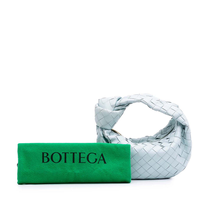 Mini Nappa Intrecciato Jodie Blue - Gaby Paris