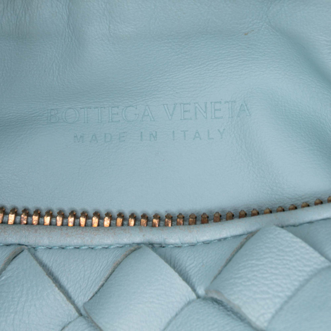 Mini Nappa Intrecciato Jodie Blue - Gaby Paris