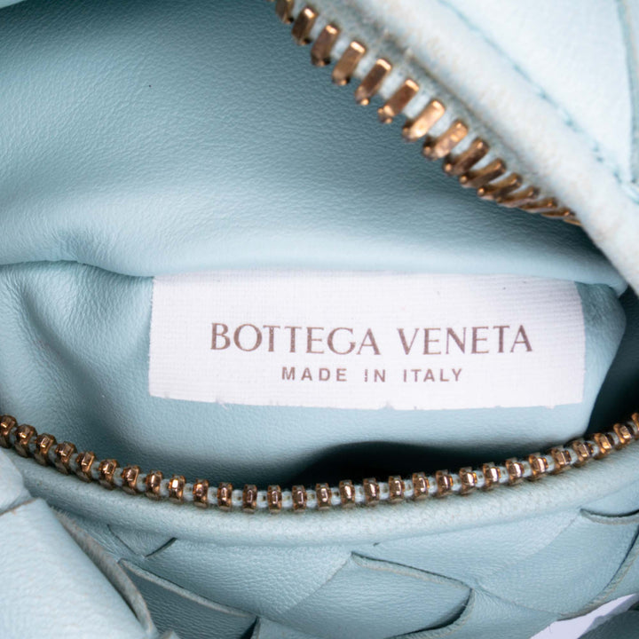 Mini Nappa Intrecciato Jodie Blue - Gaby Paris