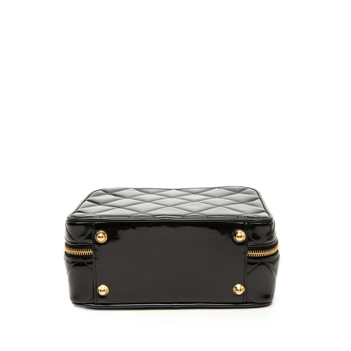 Chanel Matelassé Cuir verni Vanity