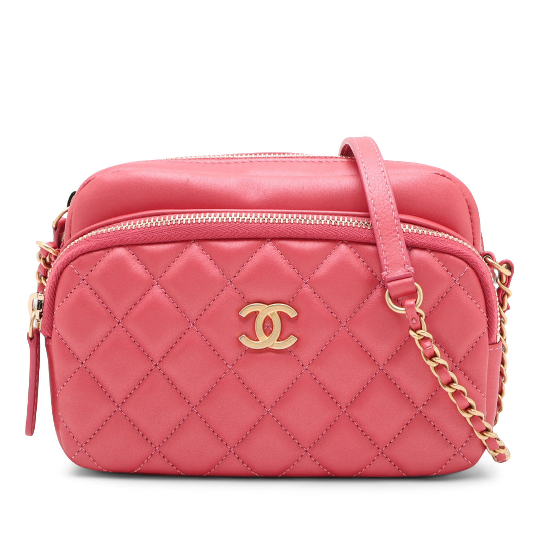 Chanel Matelassé Cuir d’agneau Day Trips Sac caméra