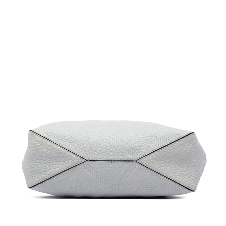 Burberry Elephant embossé Check Dewsbury Sac Cuir de veau