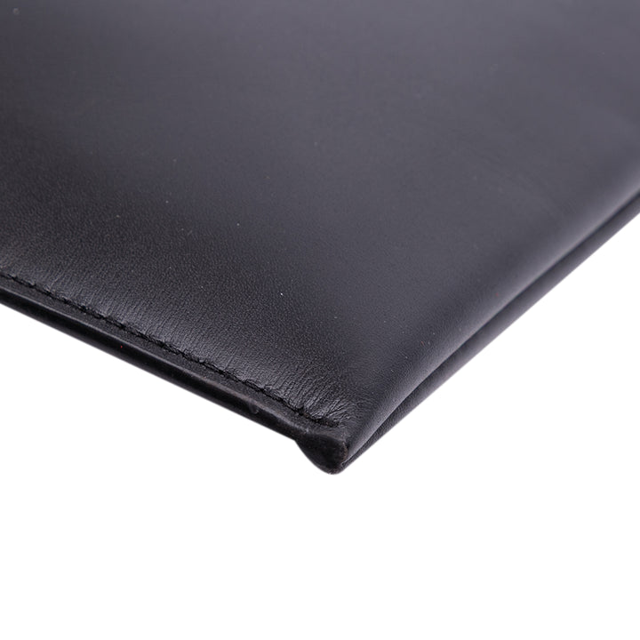Leather Monogram Ipad Case Black - Gaby Paris