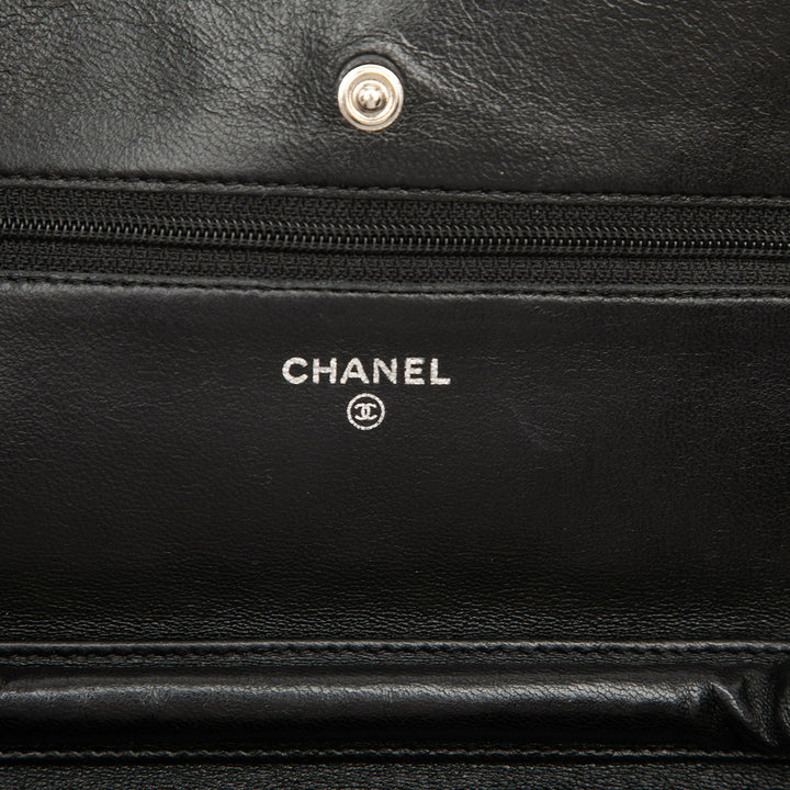 Chanel CC Matelassé Cuir d’agneau Wallet on Chain