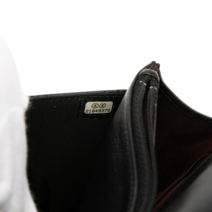 Chanel CC Matelassé Cuir d’agneau Wallet on Chain