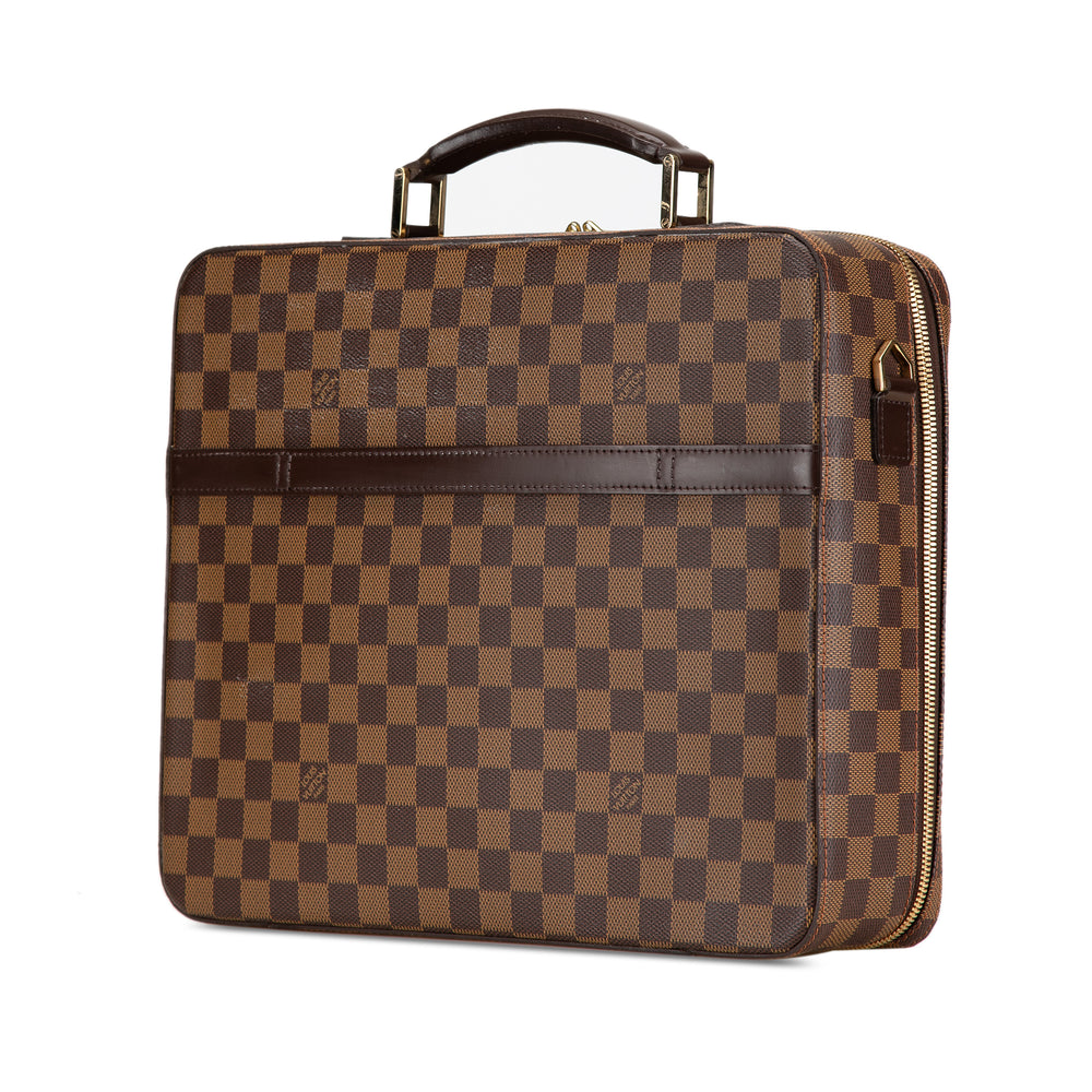 Damier Ebene Porte Ordinateur Sabana Brown - Gaby Paris