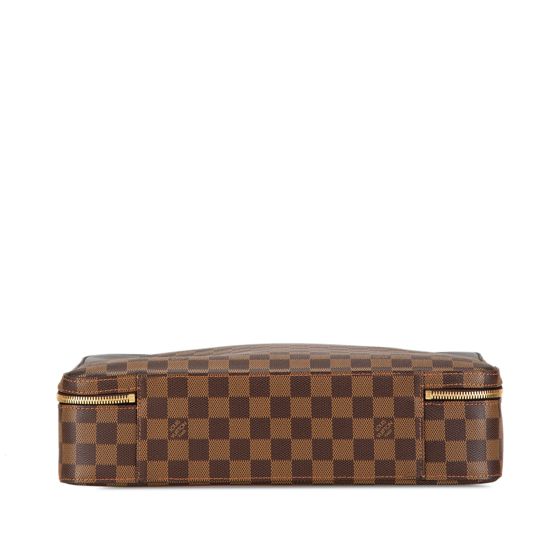 Damier Ebene Porte Ordinateur Sabana Brown - Gaby Paris
