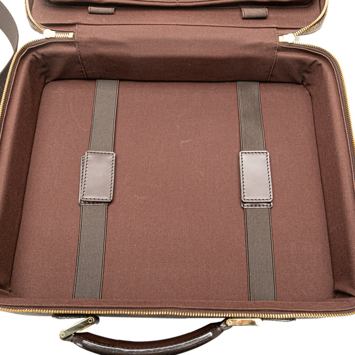 Damier Ebene Porte Ordinateur Sabana Brown - Gaby Paris