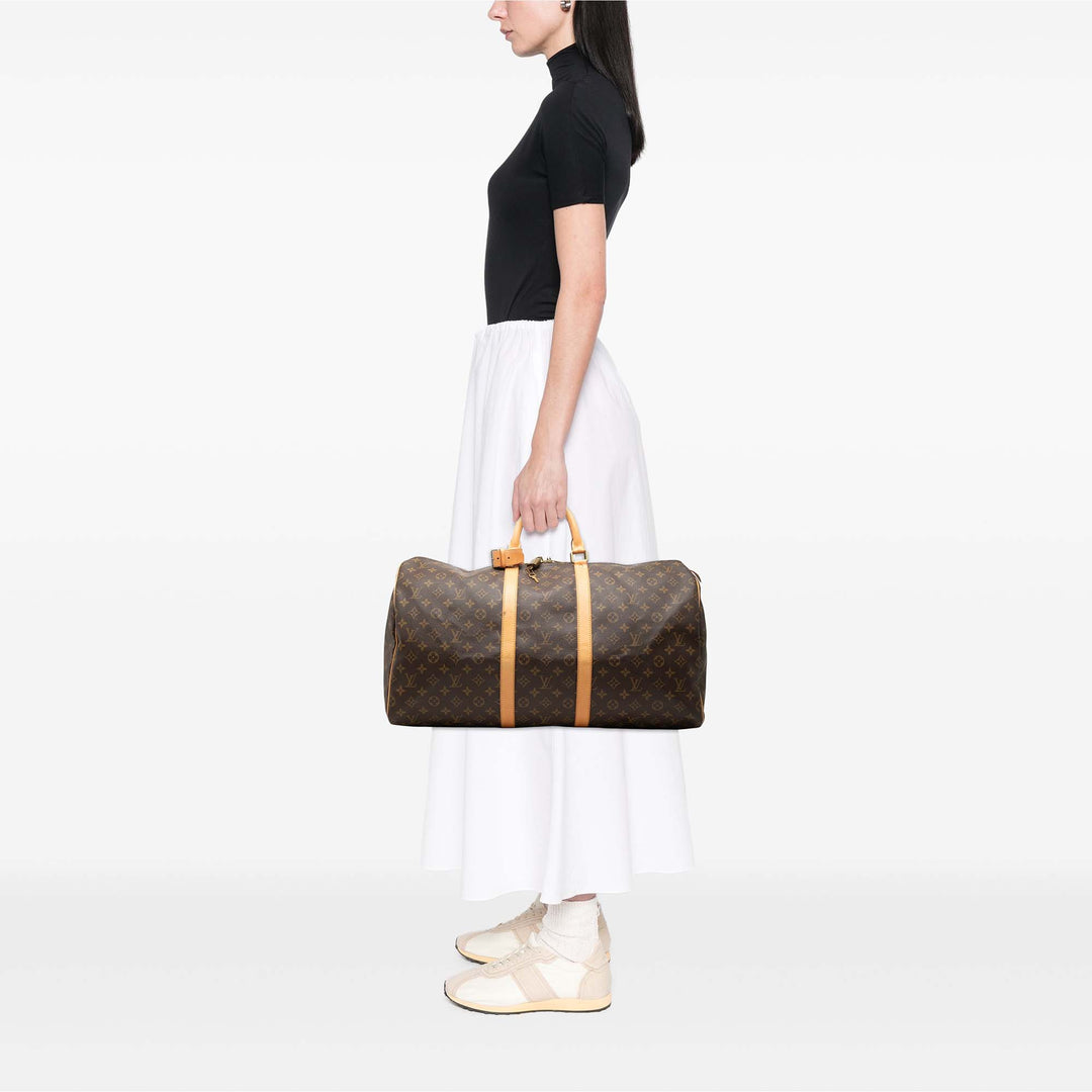 Keepall 55 Monogram Marron