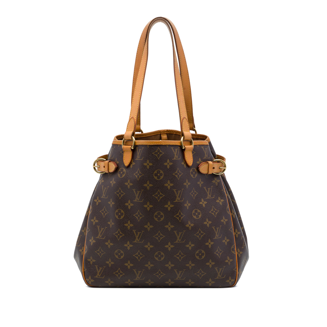 Louis Vuitton Batignolles Cabas vertical Monogram Marron – vue principale – GABY PARIS