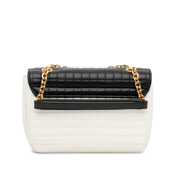 Medium Quilted C Bag White - Gaby Paris