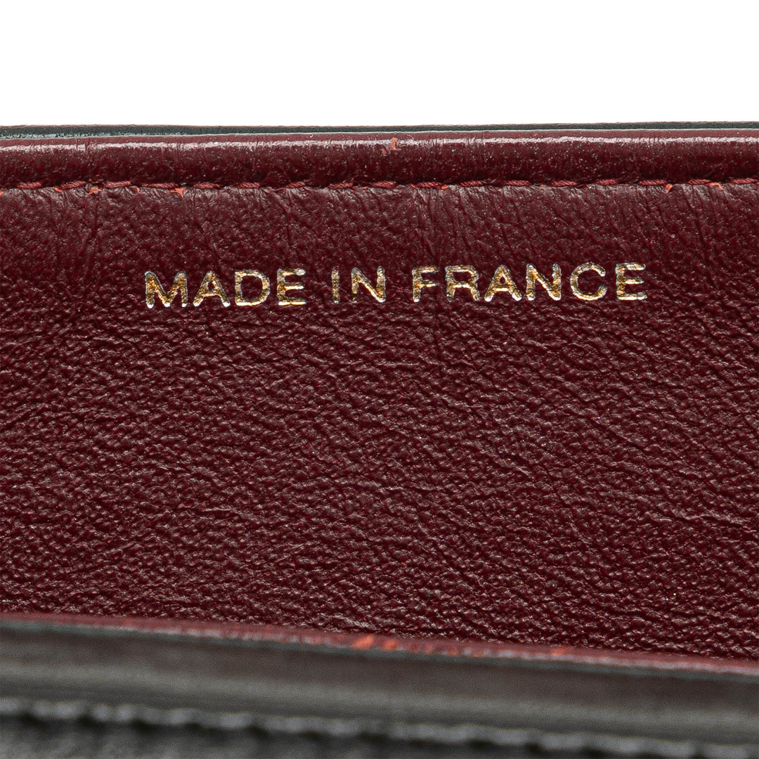 CC Quilted Lambskin Full Flap Black - Gaby Paris