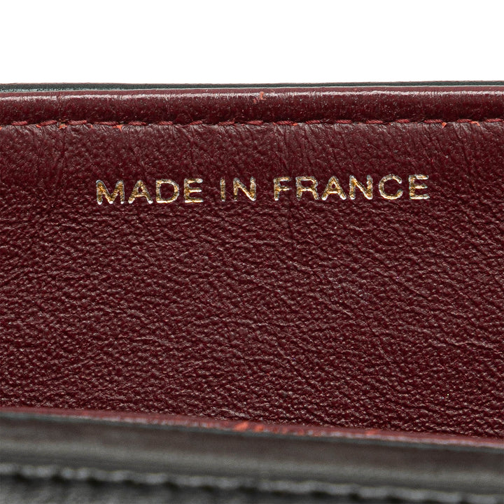 CC Quilted Lambskin Full Flap Black - Gaby Paris