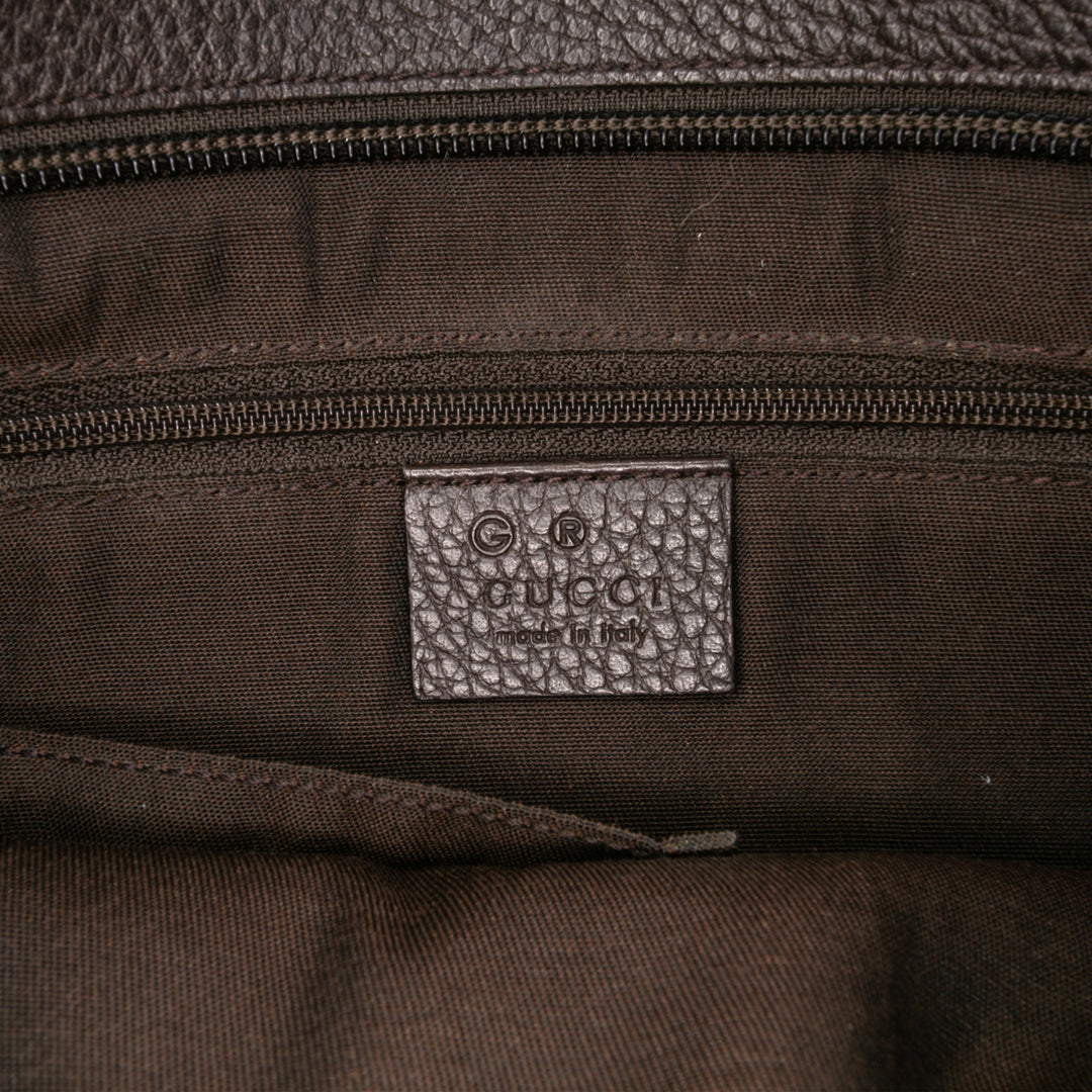 Leather Web Crossbody Black - Gaby Paris
