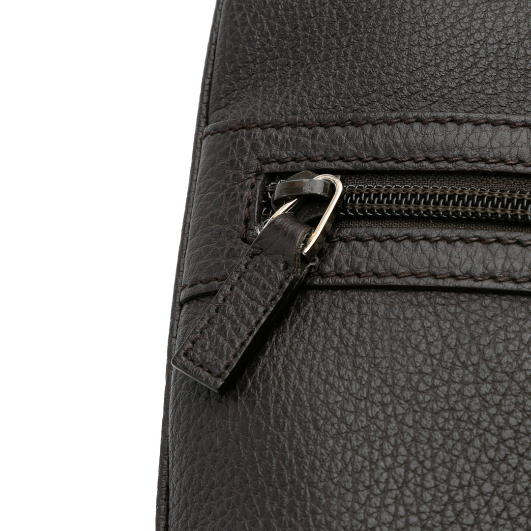 Leather Web Crossbody Black - Gaby Paris