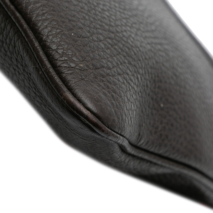 Leather Web Crossbody Black - Gaby Paris
