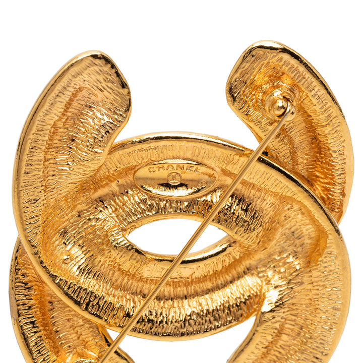 Chanel CC plaqué Matelassé Broche